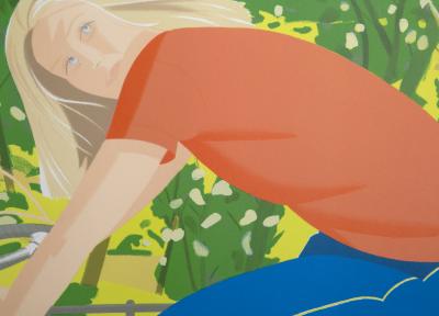 Alex Katz Bicycling in Central Park