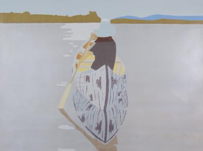 Alex Katz Good Afternoon 2 Gray Rowboat 