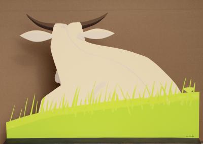 Alex Katz Maine Cow