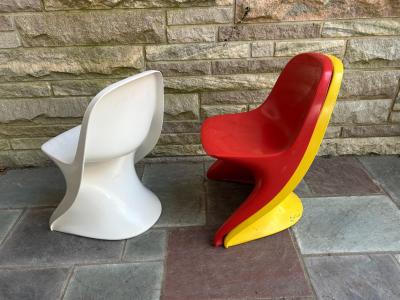 Alexander Begge Set 3 Panton style Rare 1970 s Space Age MCM Casalino 1 Kids Chair
