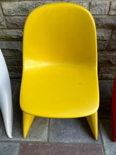 Alexander Begge Set 3 Panton style Rare 1970 s Space Age MCM Casalino 1 Kids Chair