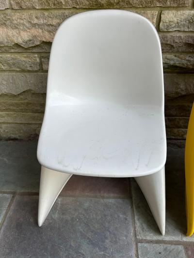 Alexander Begge Set 3 Panton style Rare 1970 s Space Age MCM Casalino 1 Kids Chair