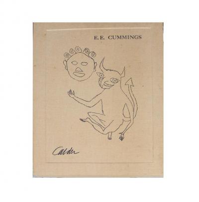 Alexander Calder Alexander Calder Santa Claus E E Cummings Portfolio of Prints and Prose 1974
