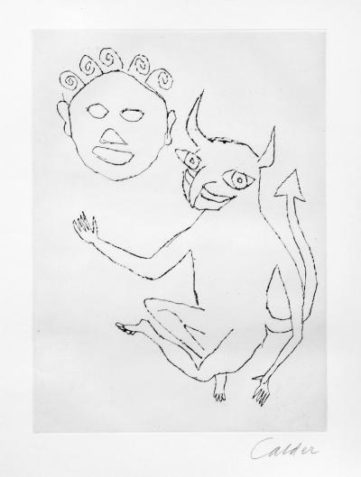 Alexander Calder Alexander Calder Santa Claus E E Cummings Portfolio of Prints and Prose 1974