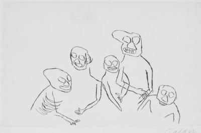 Alexander Calder Alexander Calder Santa Claus E E Cummings Portfolio of Prints and Prose 1974