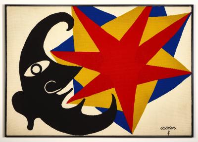 Alexander Calder Le Profil qui Disparait Moon and Star 