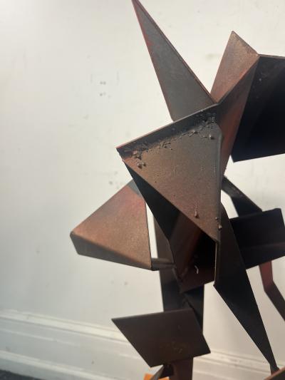 Alexander Calder MID CENTURY BRUTALIST RED ORANGE ABSTRACT METAL SCULPTURE