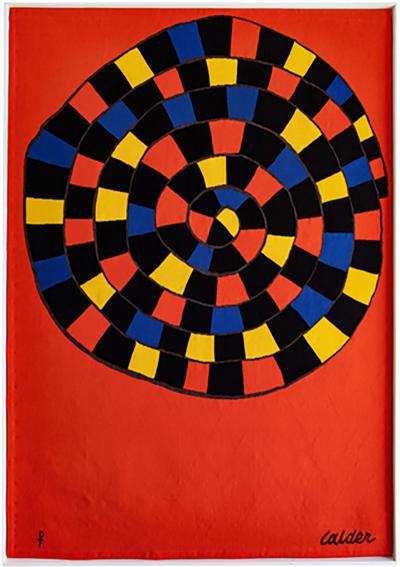 Alexander Calder Tapestry after Alexander Calder Woven Wool Aubusson Circa 1970