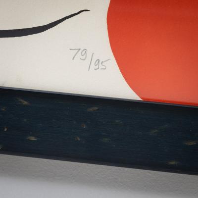 Alexander Calder USA 1898 1976 Color Lithograph OVERLAPPING Ed 79 95