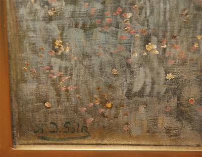 Alexander Demetrius Goltz An Art Nouveau Painting by Alexander Goltz Fruhling 