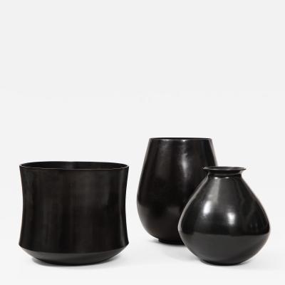 Alexander Lamont Assortment of Three Bronze Vases
