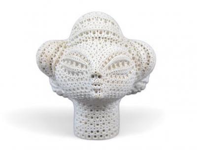 Alexander Ney Stylized Terracotta Head 