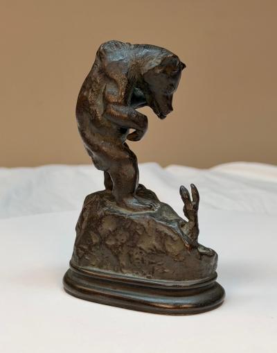 Alexander Phimister Proctor Cub Rabbit Bronze by Alexander Phimister Proctor 1894 copyright 1895