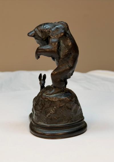 Alexander Phimister Proctor Cub Rabbit Bronze by Alexander Phimister Proctor 1894 copyright 1895