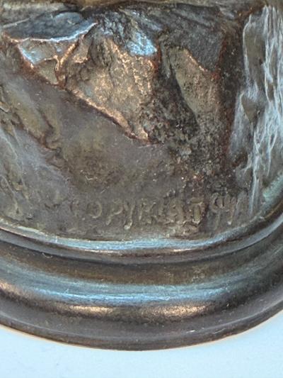 Alexander Phimister Proctor Cub Rabbit Bronze by Alexander Phimister Proctor 1894 copyright 1895