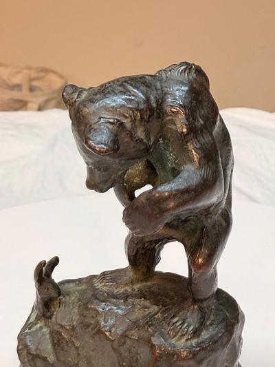 Alexander Phimister Proctor Cub Rabbit Bronze by Alexander Phimister Proctor 1894 copyright 1895