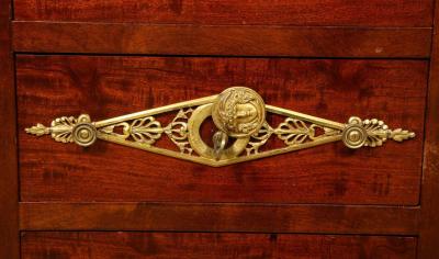 Alexandre Chevrie Museum French Ormolu Mounted Mahogany Royal Executive Desk