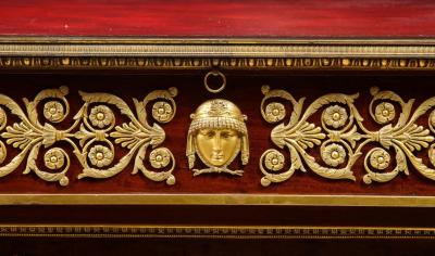 Alexandre Chevrie Museum French Ormolu Mounted Mahogany Royal Executive Desk