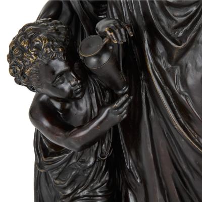 Alexandre Etienne Stella Four Neoclassical Bronze Figures of the Seasons by tienne A Stella