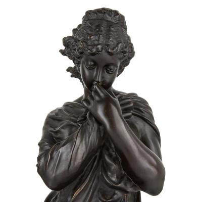 Alexandre Etienne Stella Four Neoclassical Bronze Figures of the Seasons by tienne A Stella
