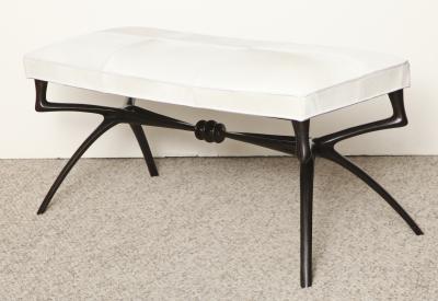 Alexandre Log Atlante Sculptural Bronze Bench by Alexandre Log 