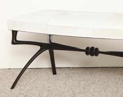 Alexandre Log Atlante Sculptural Bronze Bench by Alexandre Log 