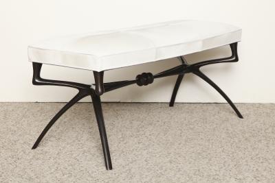 Alexandre Log Atlante Sculptural Bronze Bench by Alexandre Log 