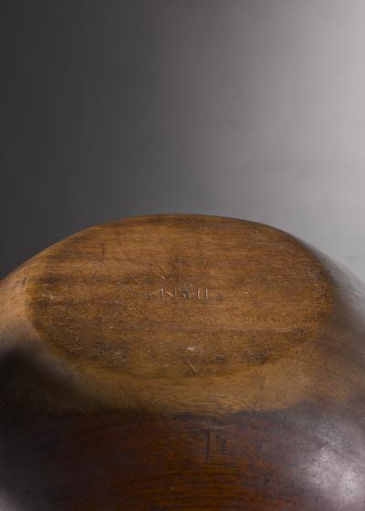 Alexandre Noll Alexandre Noll sculpted wood bowl