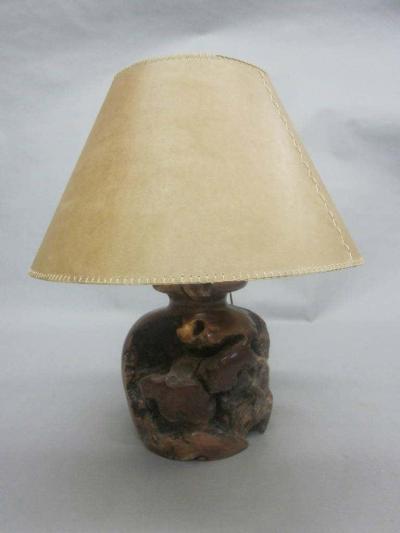 Alexandre Noll Pair of French Modern Craftsman Table Lamps in the Style Alexandre Noll