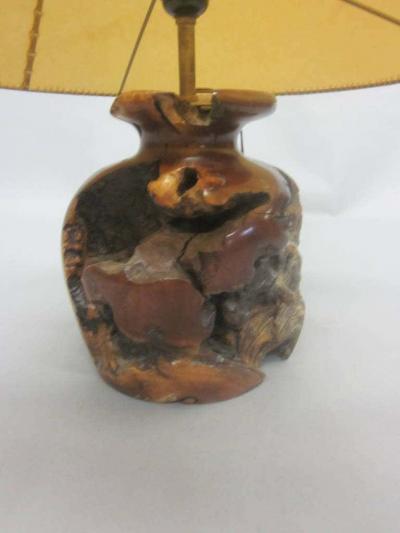 Alexandre Noll Pair of French Modern Craftsman Table Lamps in the Style Alexandre Noll