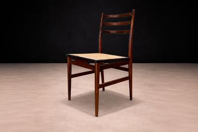 Alexandre Rapoport Chair in Rosewood Cane Alexandre Rapoport 1960s