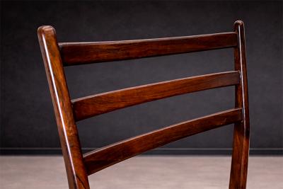 Alexandre Rapoport Chair in Rosewood Cane Alexandre Rapoport 1960s