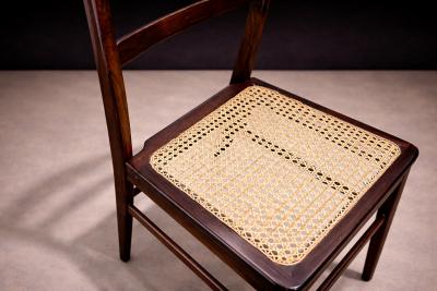 Alexandre Rapoport Chair in Rosewood Cane Alexandre Rapoport 1960s