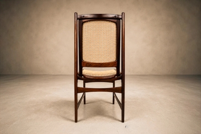 Alexandre Rapoport Set of Ten Brazilian Mid Century Dining Chairs by Alexandre Rapoport