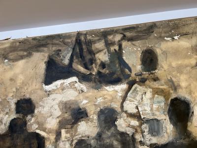 Alexandre Sacha Garbell Sur La Port Painting by Alexandre Garbell