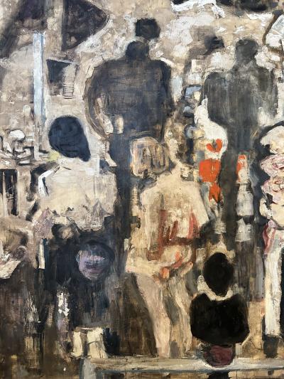 Alexandre Sacha Garbell Sur La Port Painting by Alexandre Garbell