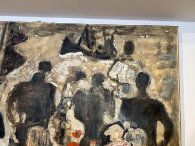 Alexandre Sacha Garbell Sur La Port Painting by Alexandre Garbell