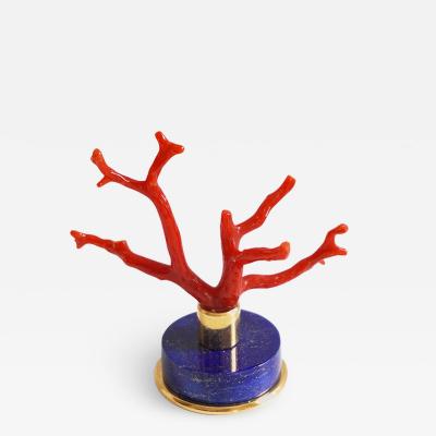 Alexandre Vossion CORAL AND LAPIS MINIATURE I