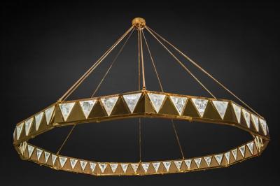 Alexandre Vossion DIADEM Rock Crystal Chandelier