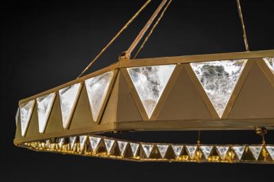 Alexandre Vossion DIADEM Rock Crystal Chandelier