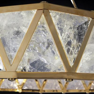 Alexandre Vossion DIADEM ULTIMATE 24 K Gold plated and rock crystal chandelier