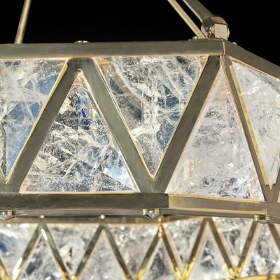 Alexandre Vossion DIADEM ULTIMATE 24 K Gold plated and rock crystal chandelier