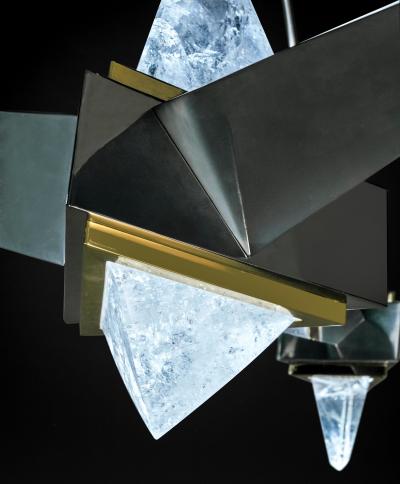 Alexandre Vossion Rock Crystal Chandelier FUJI MODEL By Alexandre VOSSION PARIS