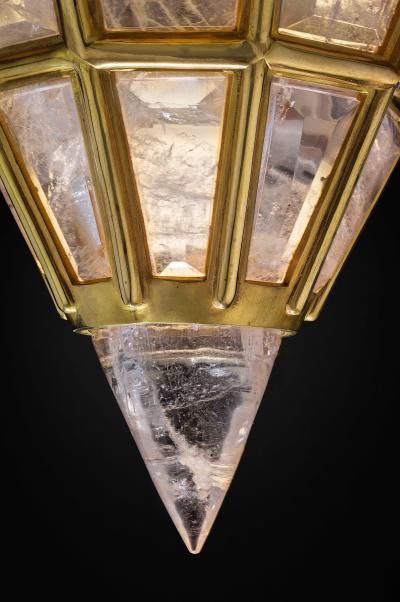 Alexandre Vossion Rock Crystal Lantern Lighting By Alexandre VOSSION PARIS