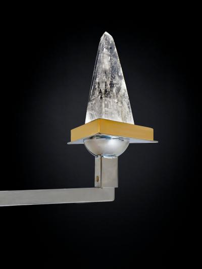 Alexandre Vossion Rock Crystal SATELLITE Chandelier By Alexandre VOSSION PARIS