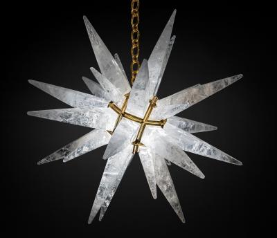Alexandre Vossion Rock Crystal Ultimate Star Chandelier By Alexandre VOSSION