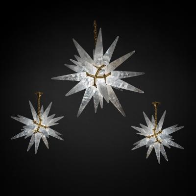Alexandre Vossion Rock Crystal Ultimate Star Chandelier By Alexandre VOSSION