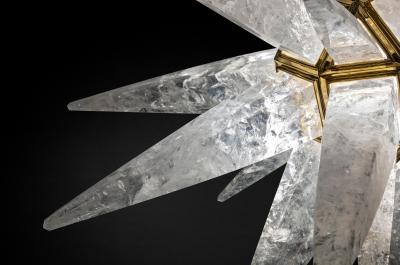 Alexandre Vossion Rock Crystal Ultimate Star Chandelier By Alexandre VOSSION