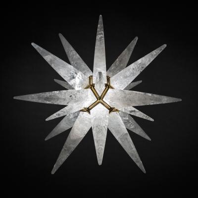 Alexandre Vossion Rock Crystal Ultimate Star Chandelier By Alexandre VOSSION