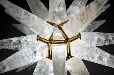 Alexandre Vossion Rock Crystal Ultimate Star Chandelier By Alexandre VOSSION